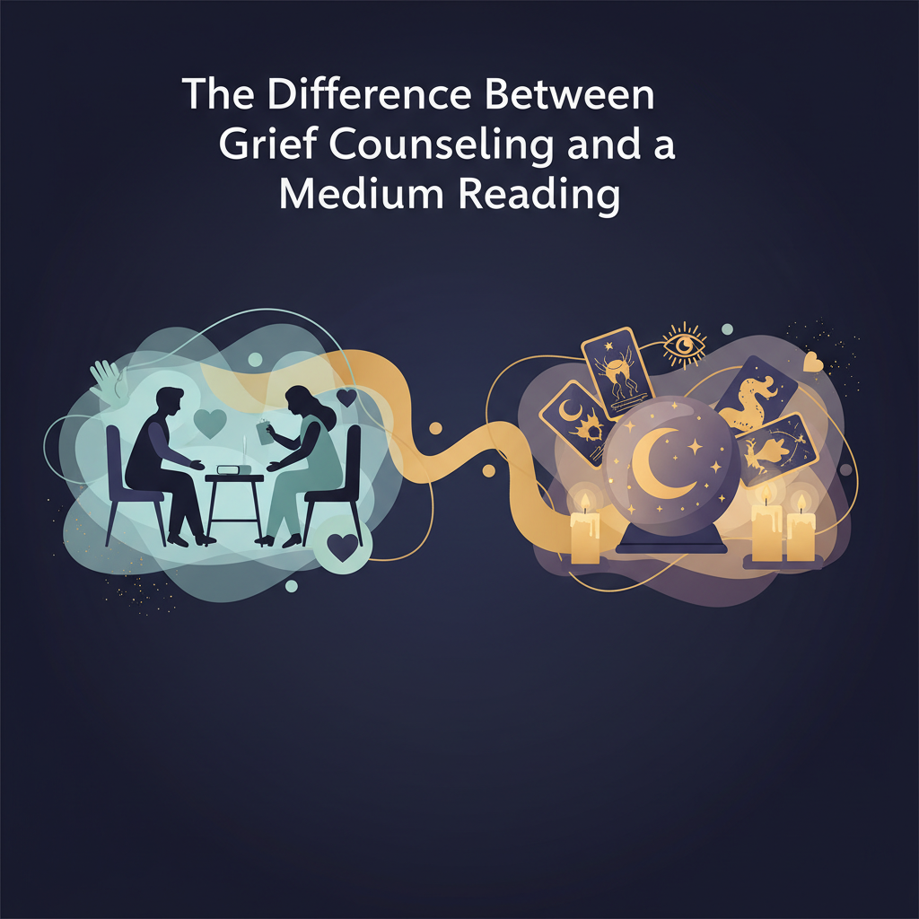 The Difference Between Grief Counselling and a Medium Reading
